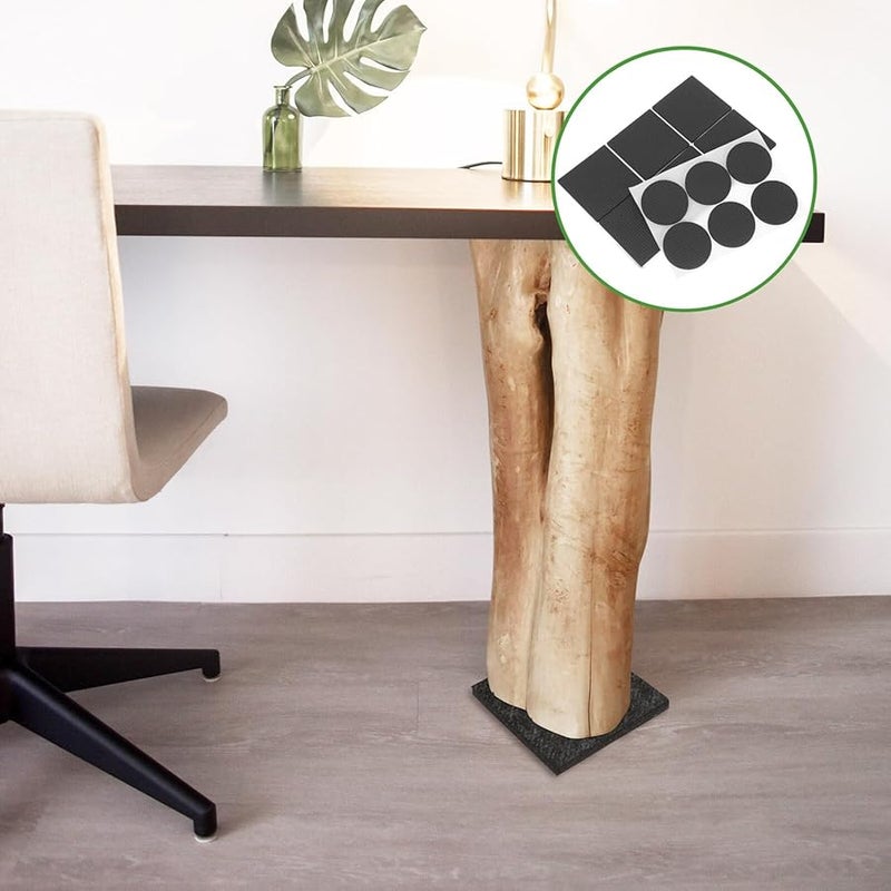 36Pcs EVA Furniture Leg Pads Non Slip Adhesive Floor Protectors for Tables Chairs Bed Posts - Image 3